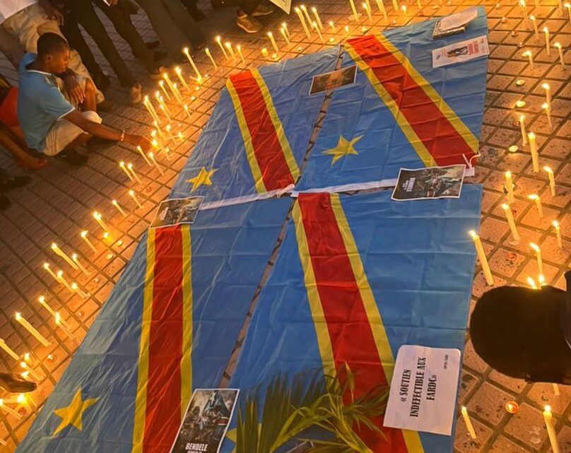 Gallerie photo : RD Congo, Une soirée d’émotion à la gare centrale de Kinshasa pour soutenir les militaires qui se battent contre les terroristes du M23.