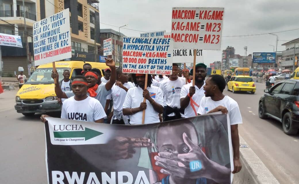 Pour la LUCHA, la visite du président Français en RD Congo est nulle