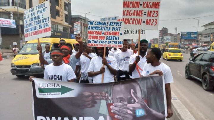 Pour la LUCHA, la visite du président Français en RD Congo est nulle