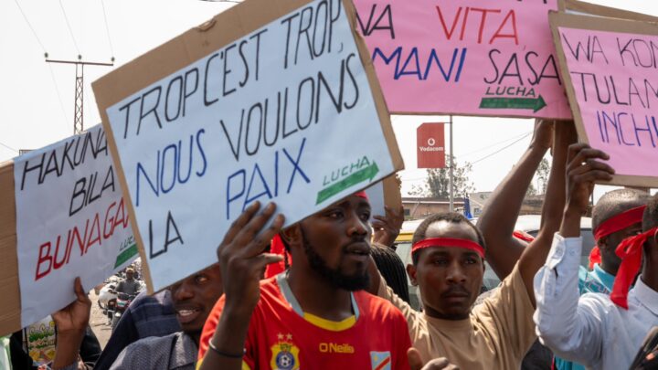 RD Congo : Les images fortes de l’arrestation des activistes du mouvement citoyen Lutte pour le Changement à Goma