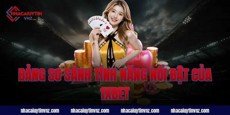 Bảng So Sánh Tính Năng Nổi Bật Của 1xbet