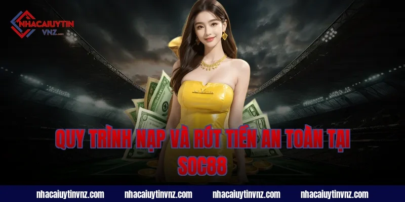 Quy trình nạp và rút tiền an toàn tại nhà cái uy tín Soc88